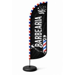 Wind Banner Barbearia